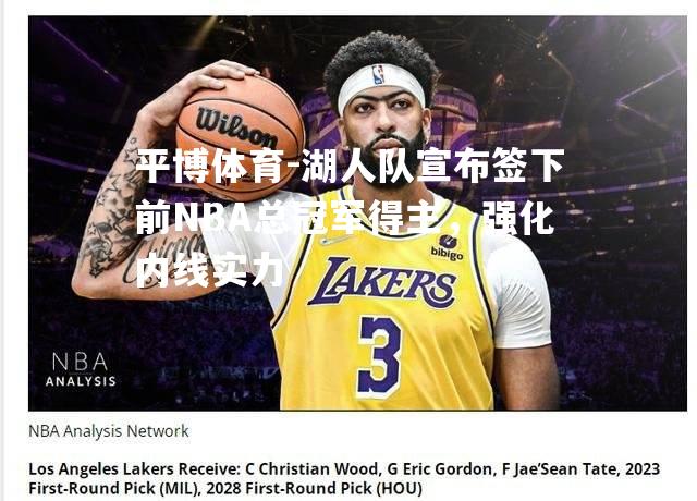 湖人队宣布签下前NBA总冠军得主，强化内线实力